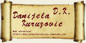 Danijela Kuruzović vizit kartica